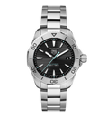TAG Heuer Aquaracer Professional 200 Solargraph Watch with Black Sunray Brushed Dial