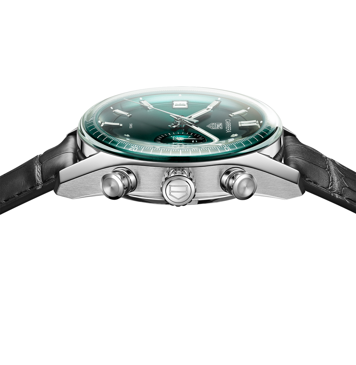 TAG Heuer Carrera Chronograph Watch with Teal Dial