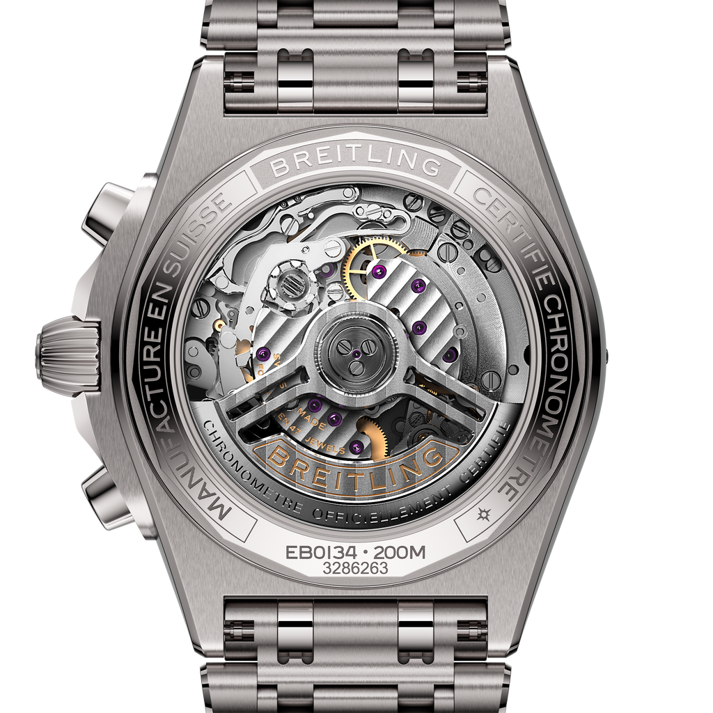 Breitling Chronomat B01 42 Watch with Titanium Rouleaux Bracelet