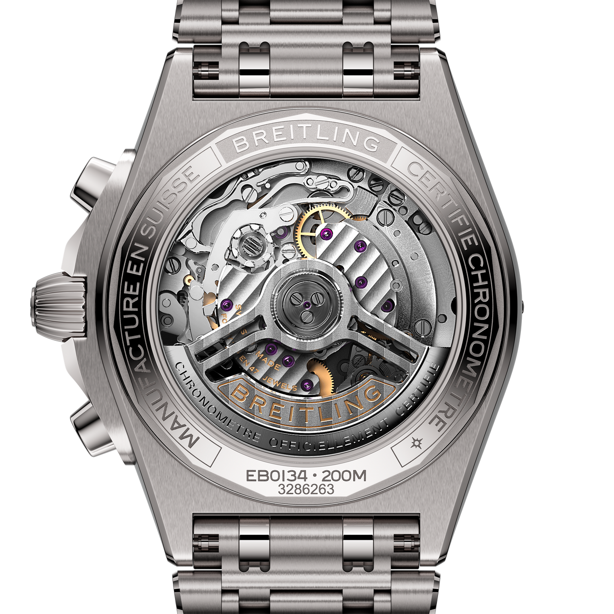 Breitling Chronomat B01 42 Watch with Titanium Rouleaux Bracelet