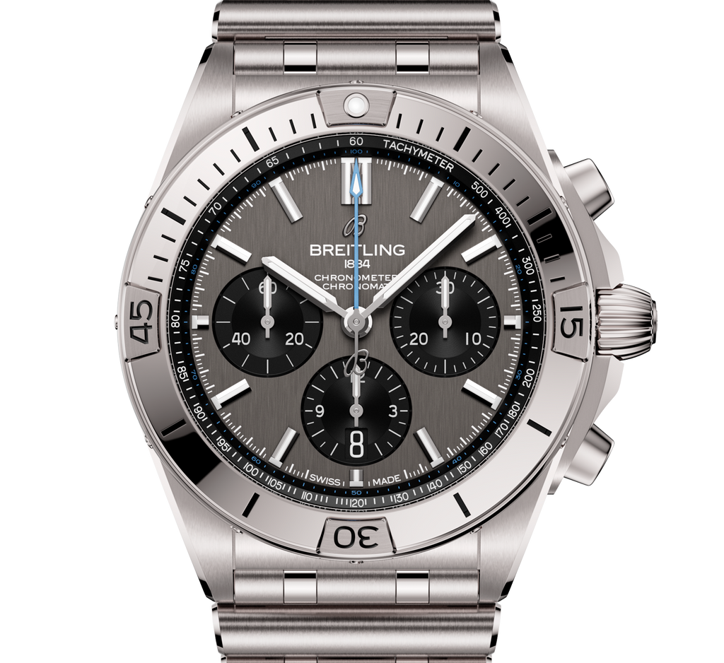 Breitling Chronomat B01 42 Watch with Titanium Rouleaux Bracelet