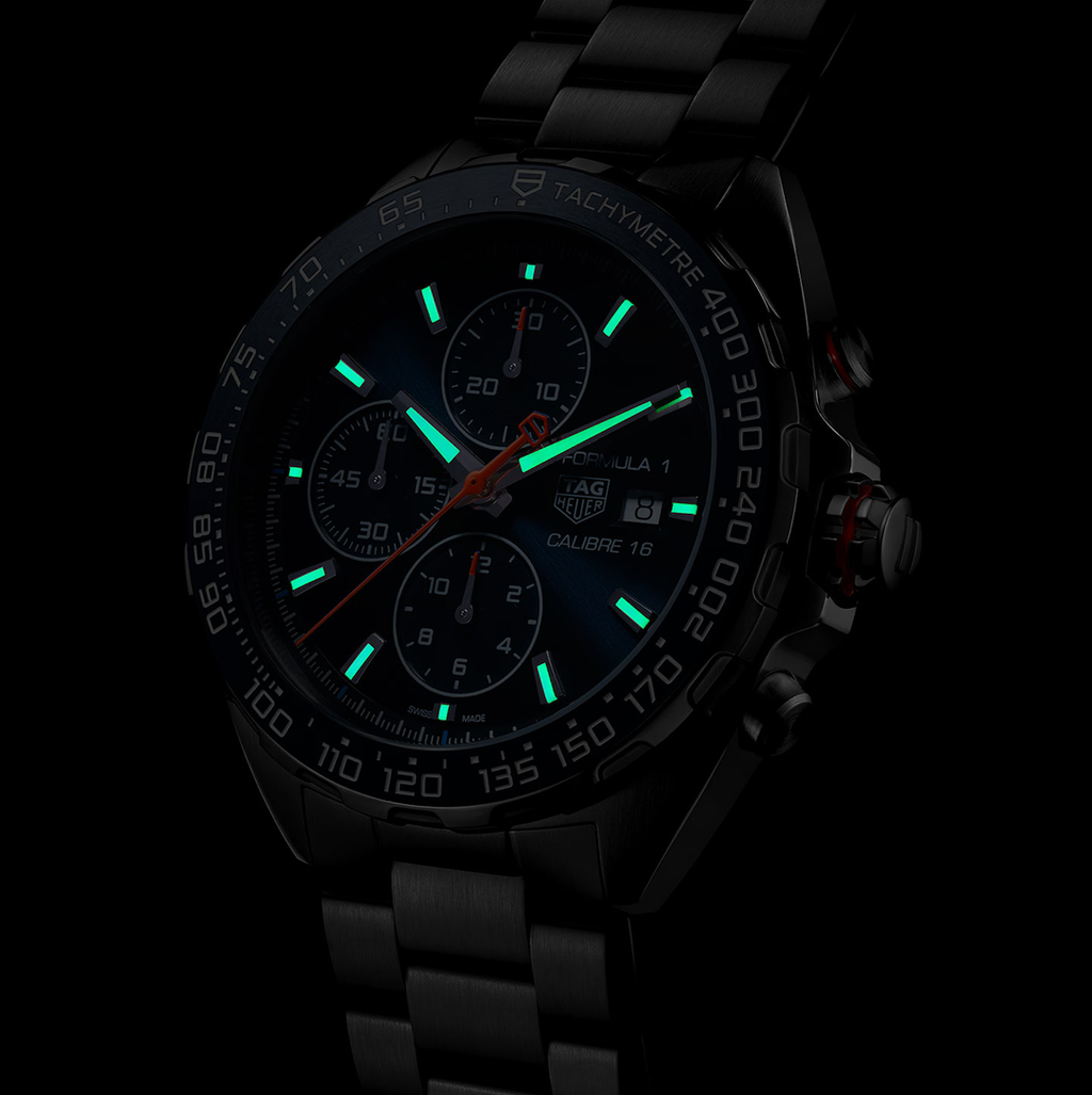 TAG Heuer Formula 1 Chronograph Watch with Blue Dial