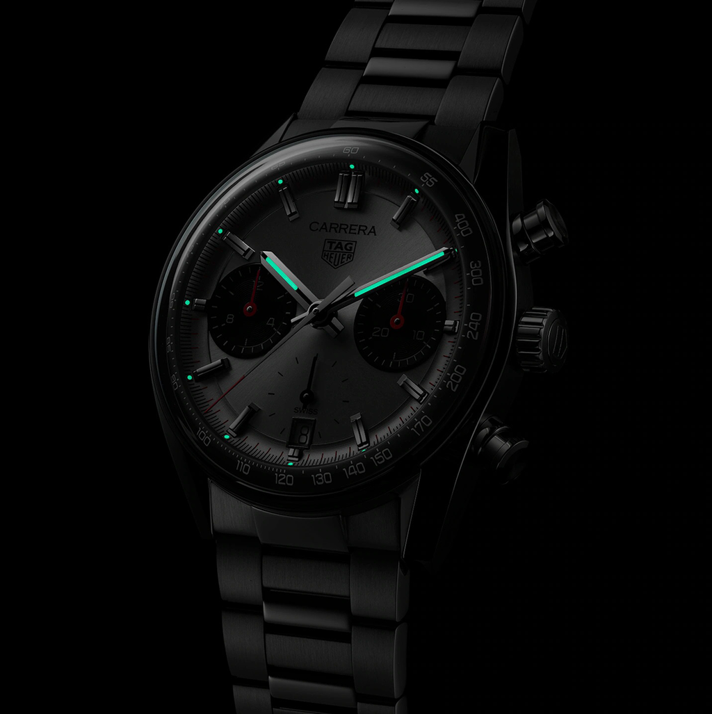 TAG Heuer Carrera Chronograph Watch with Stainless Steel Bracelet