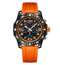 Breitling Endurance Pro 44 Watch with Orange Rubber Strap