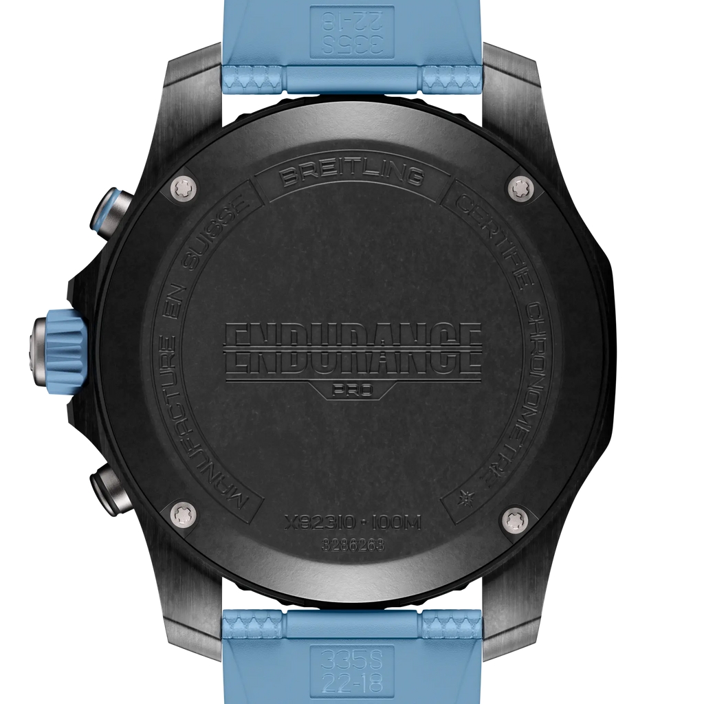 Breitling Endurance Pro 44 Watch with Light Blue Strap