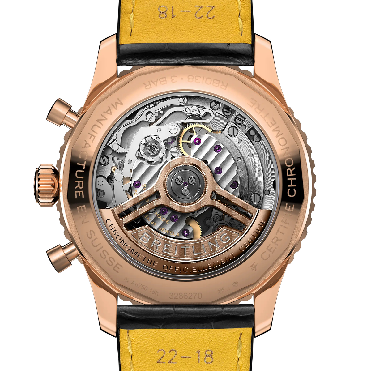Breitling Navitimer B01 Chronograph 43 Watch with Black Dial