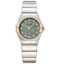 OMEGA Constellation, 28mm with Supernova Green Dial