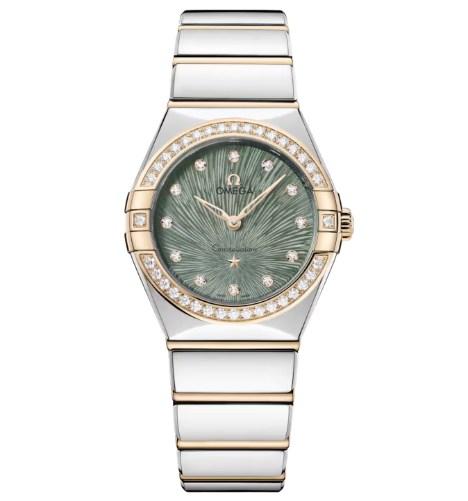 OMEGA Constellation, 28mm with Supernova Green Dial