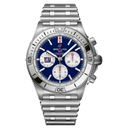 Breitling Chronomat B01 42 NFL New York Giants Edition with Stainless Steel Bracelet