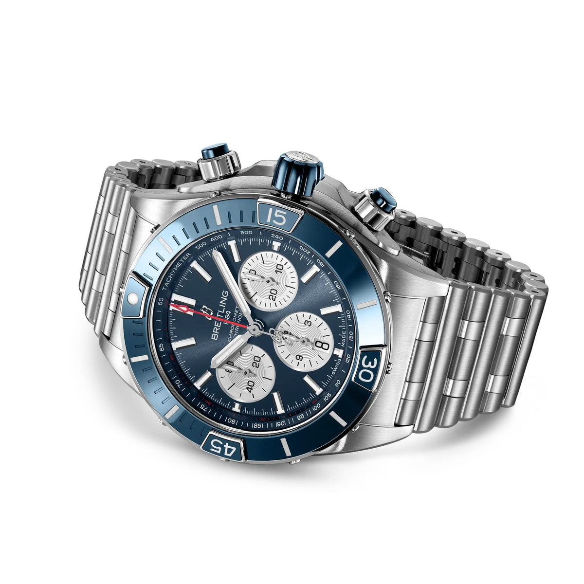 Breitling Super Chronomat B01 44 Watch with Blue Dial