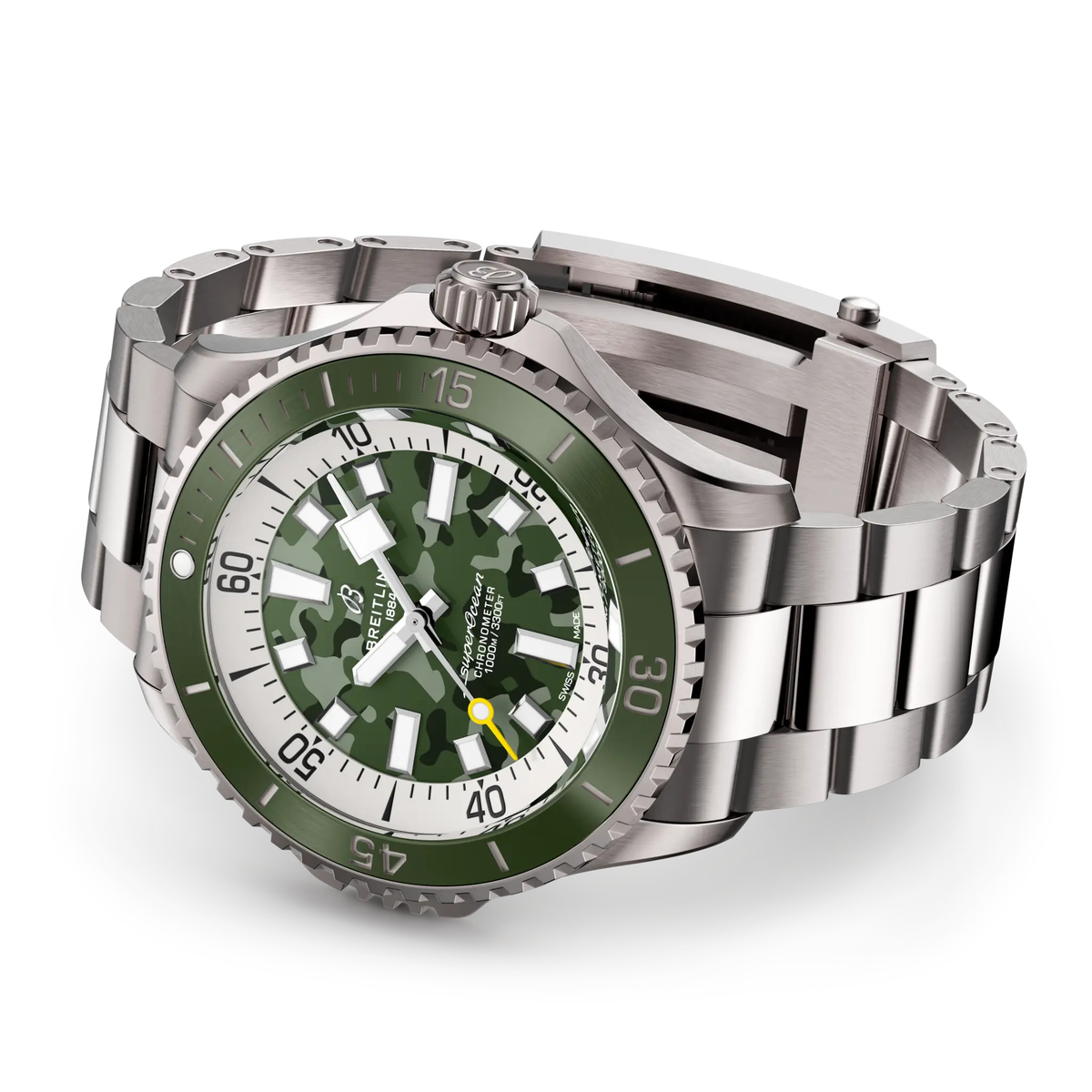 Breitling Superocean Automatic 46 Super Diver Watch with Titanium Bracelet