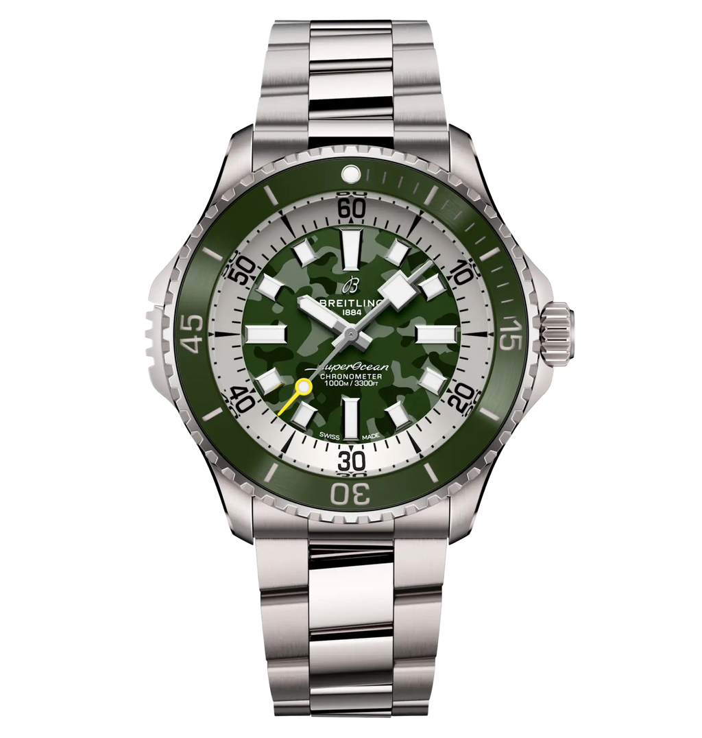 Breitling Superocean Automatic 46 Super Diver Watch with Titanium Bracelet