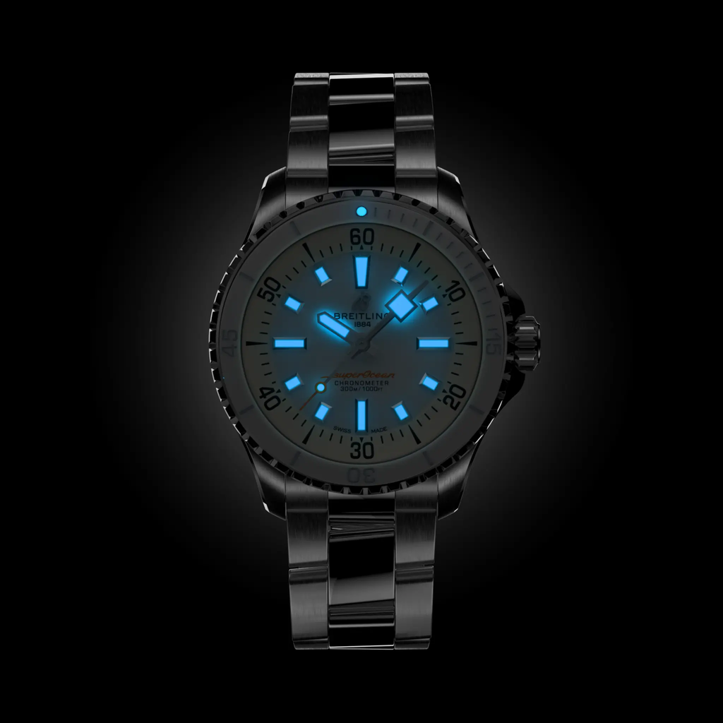 Breitling Superocean Automatic 36 Watch with White Dial