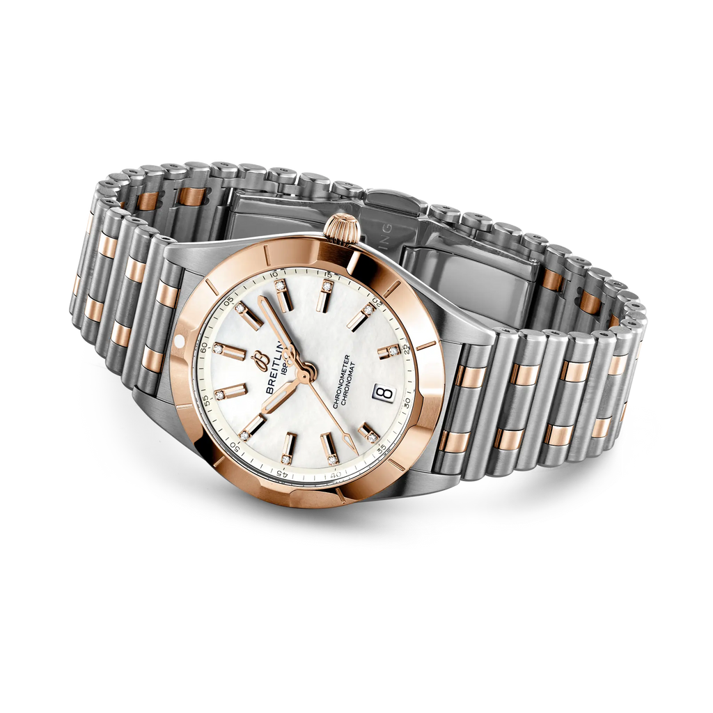 Breitling Chronomat 32 Watch with Diamonds