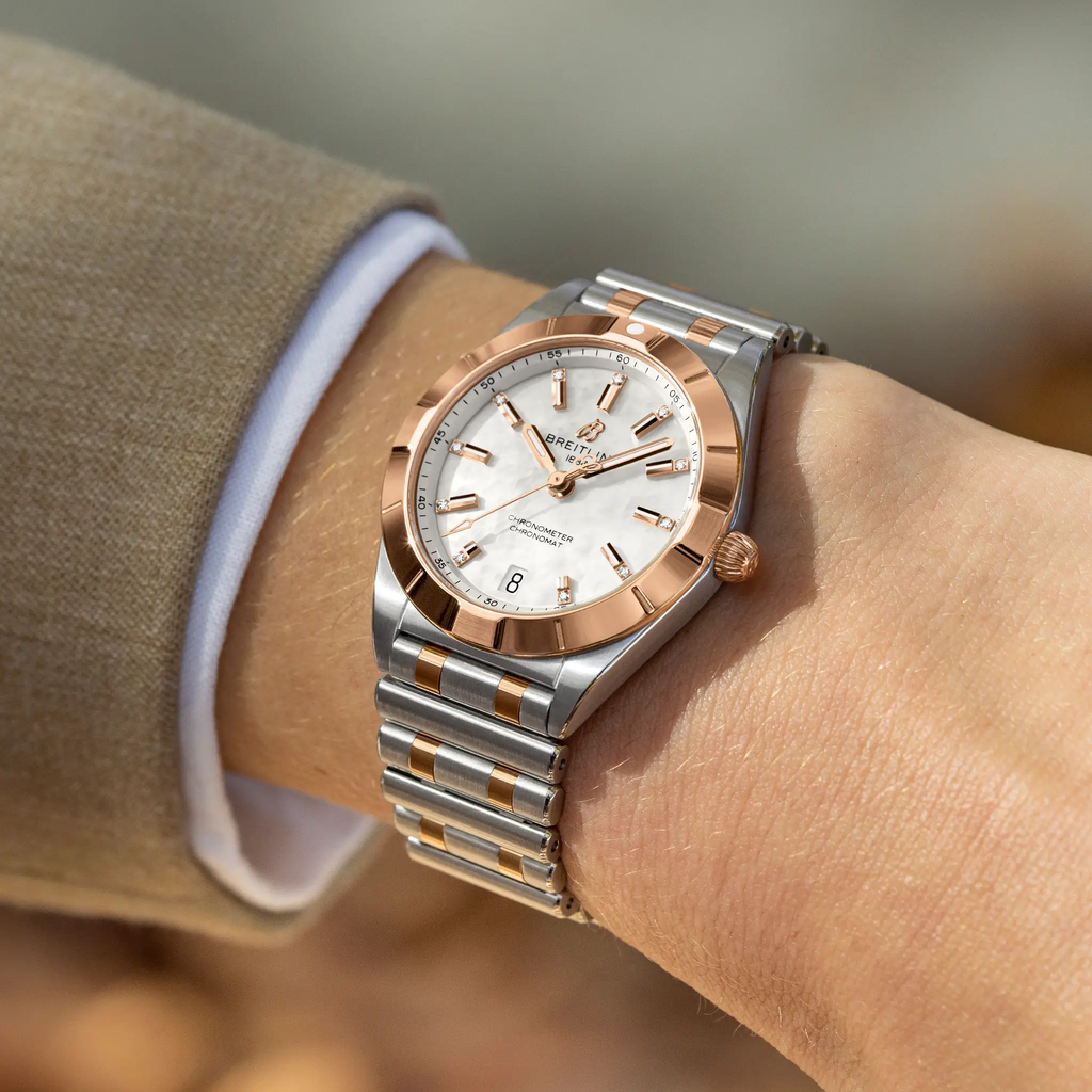Breitling Chronomat 32 Watch with Diamonds