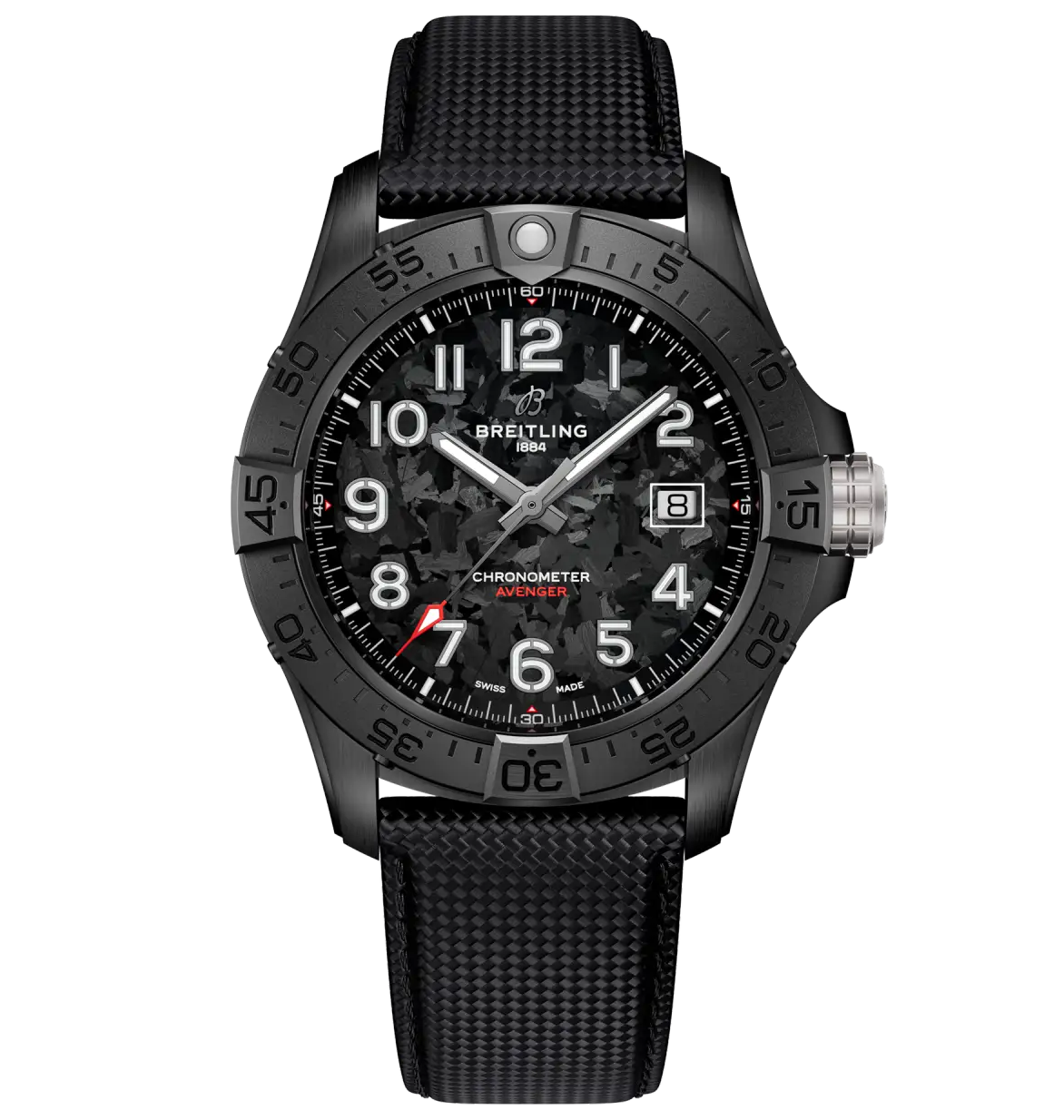 Breitling Avenger Automatic 42 Night Mission Watch with Carbon Dial