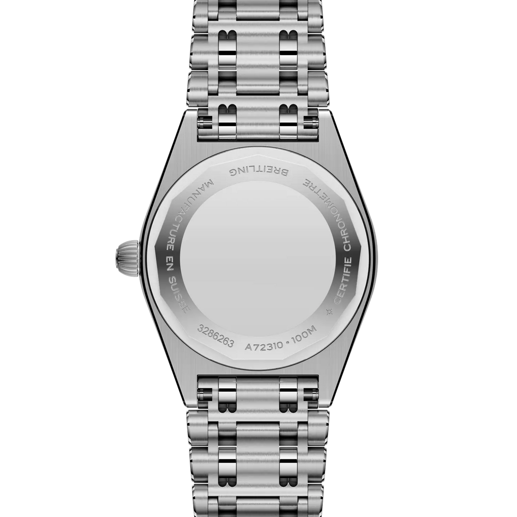 Breitling Chronomat 28 Watch with Blue Mother of Pearl Dial