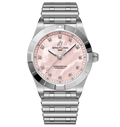 Breitling Chronomat 28 Watch with Pink Mother of Pearl Dial