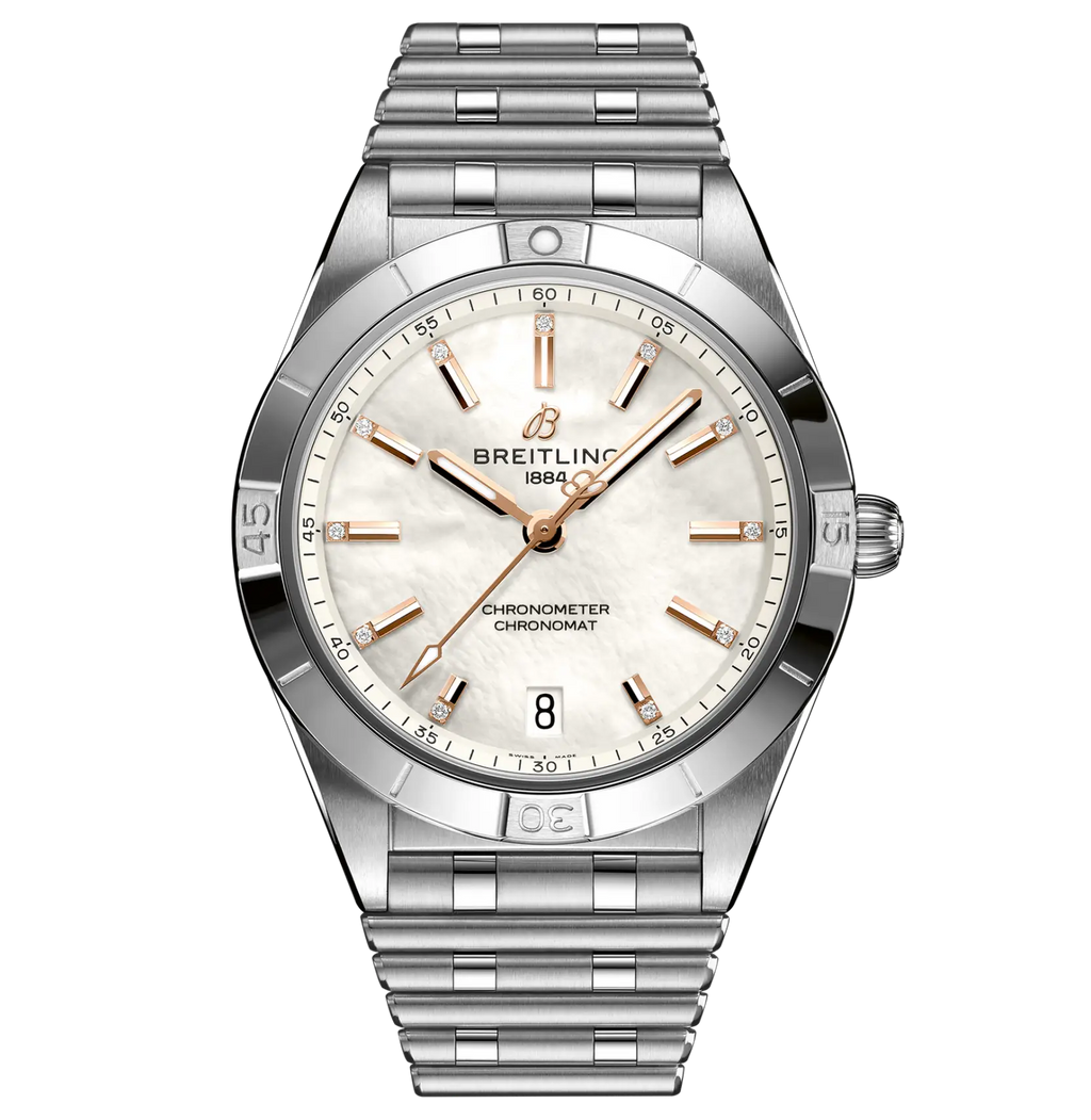 Breitling Chronomat Automatic 36 Watch with Diamonds