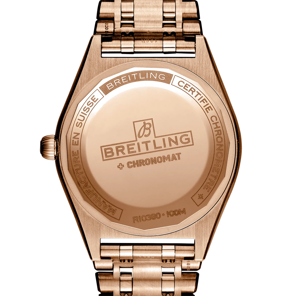 Breitling Chronomat Automatic 36 Watch with White Dial