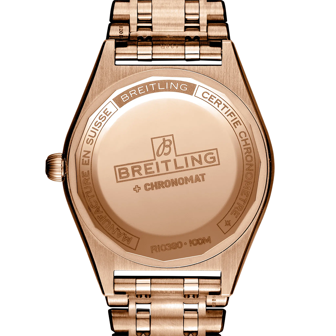 Breitling Chronomat Automatic 36 Watch with White Dial