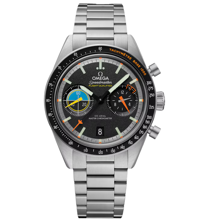OMEGA Speedmaster Pilot, 40.85mm with Stainless Steel Bracelet