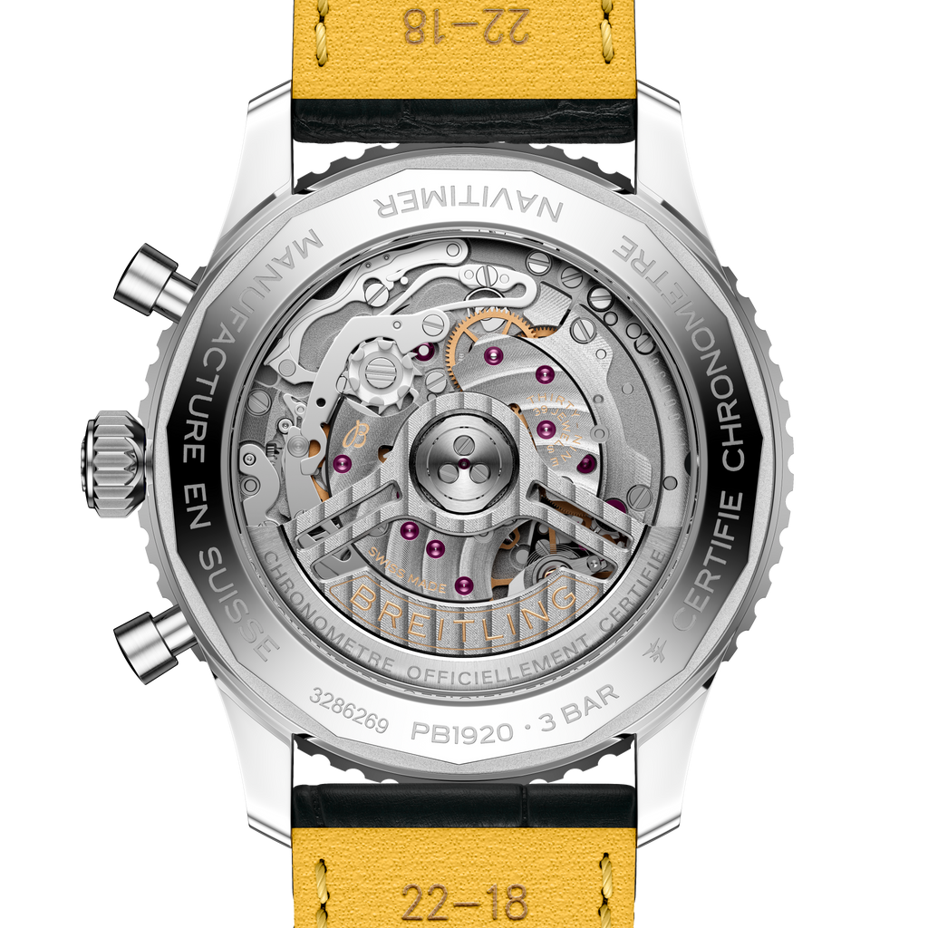 Breitling Navitimer B19 Chronograph 43 Perpetual Calendar Watch with Leather Strap