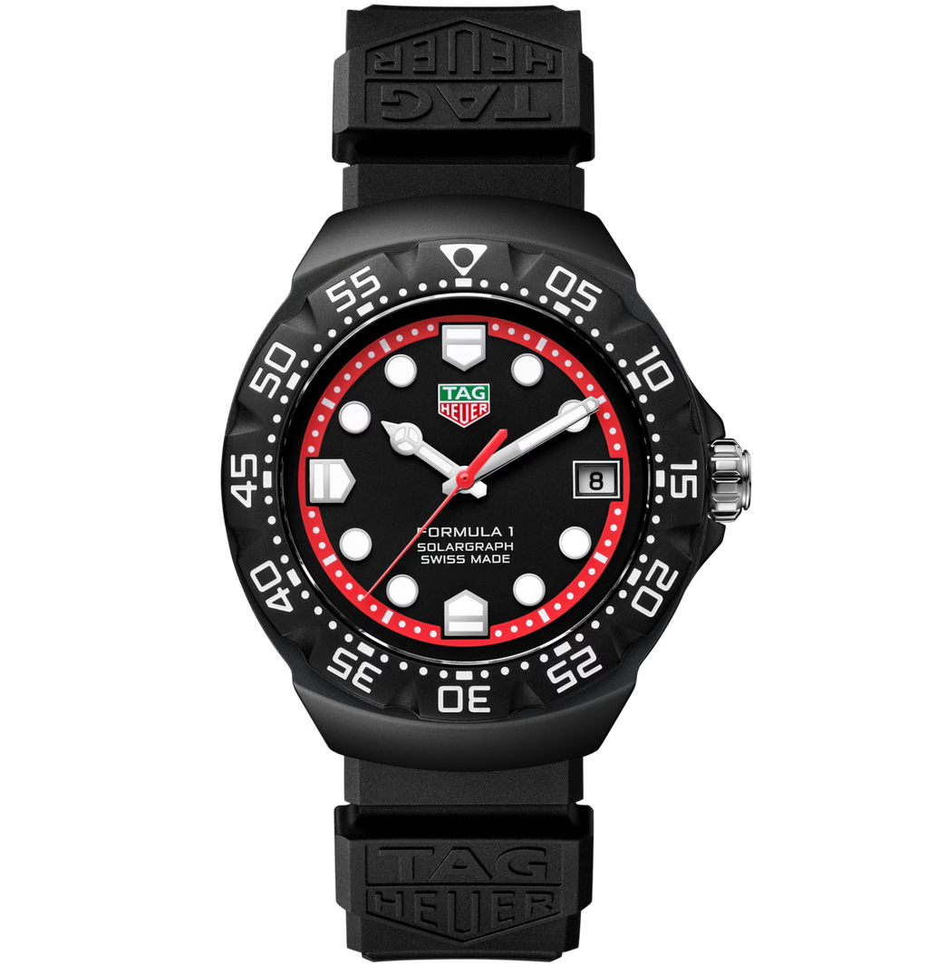 TAG Heuer Formula 1 Solargraph Watch with Black Dial, Limited Edition