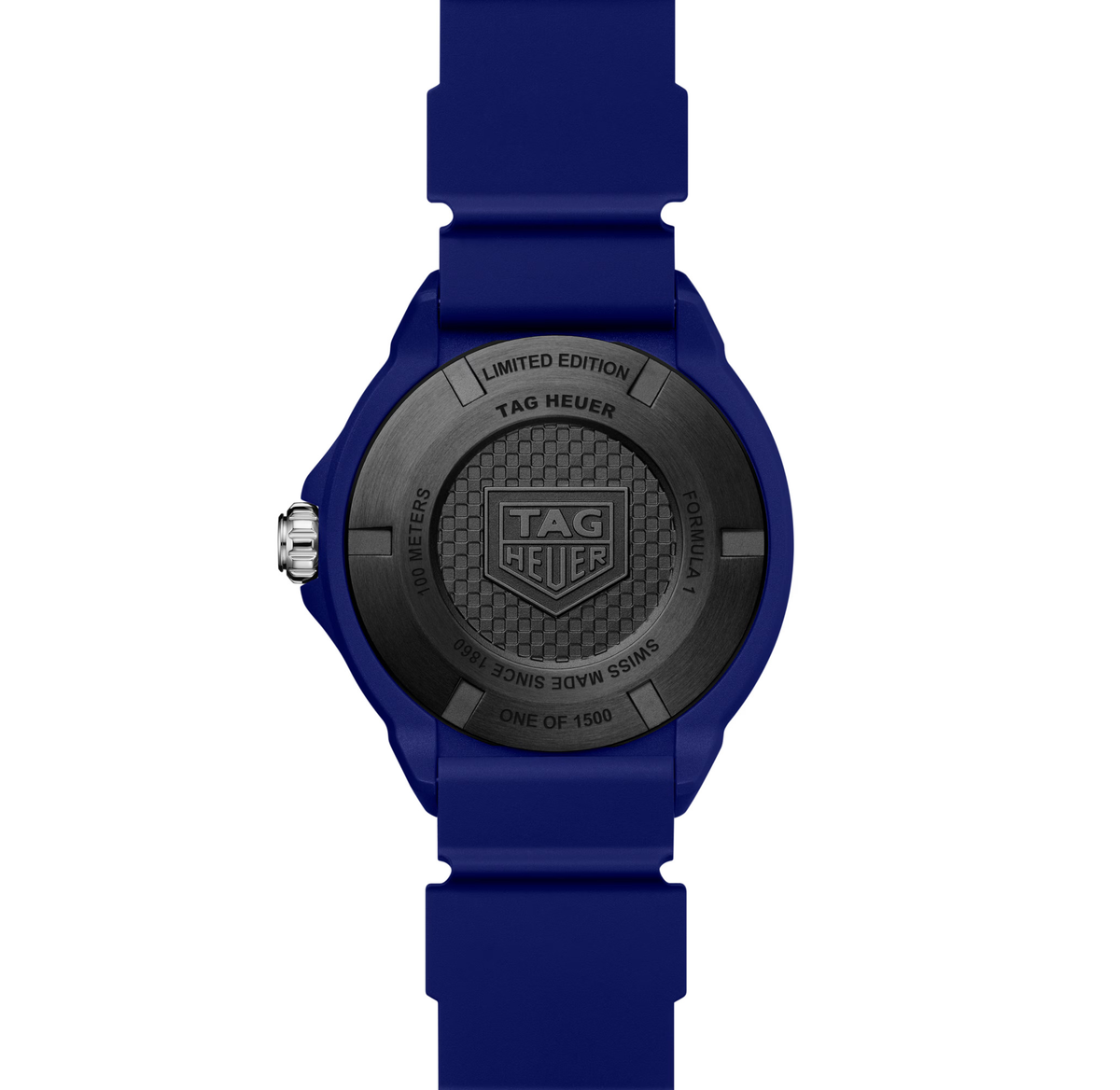TAG Heuer Formula 1 Solargraph Watch with Blue Rubber Strap, Limited Edition