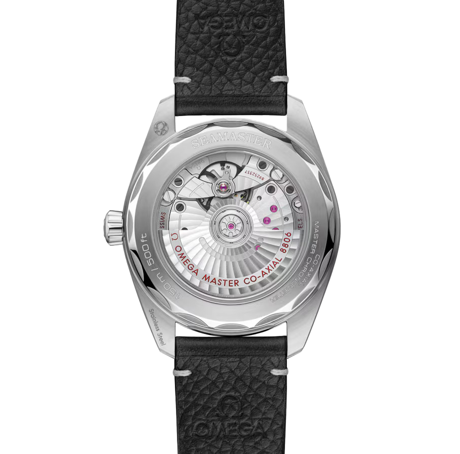 OMEGA Seamaster Railmaster, 38mm with Black Leather Strap