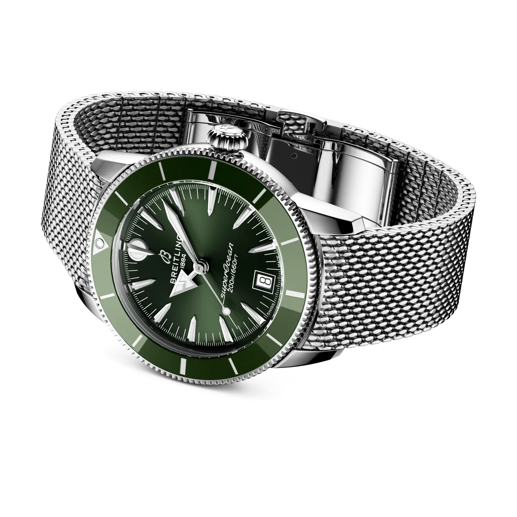 Breitling Superocean Heritage B31 Automatic 40 Watch with Green Dial