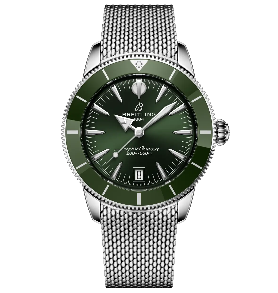 Breitling Superocean Heritage B31 Automatic 40 Watch with Green Dial
