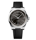 Longines Conquest 41mm Watch with Black Rubber Strap