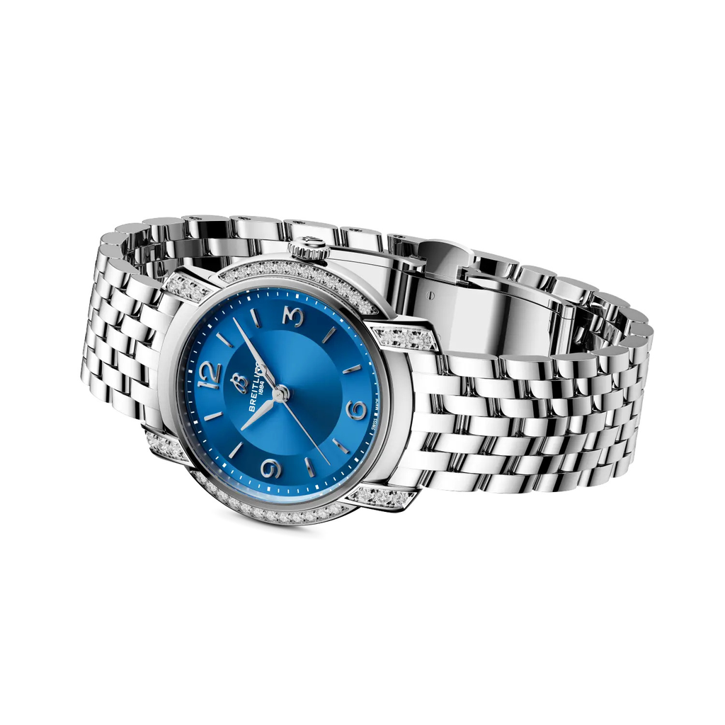 Breitling Lady Premier 32 Watch with Blue Dial