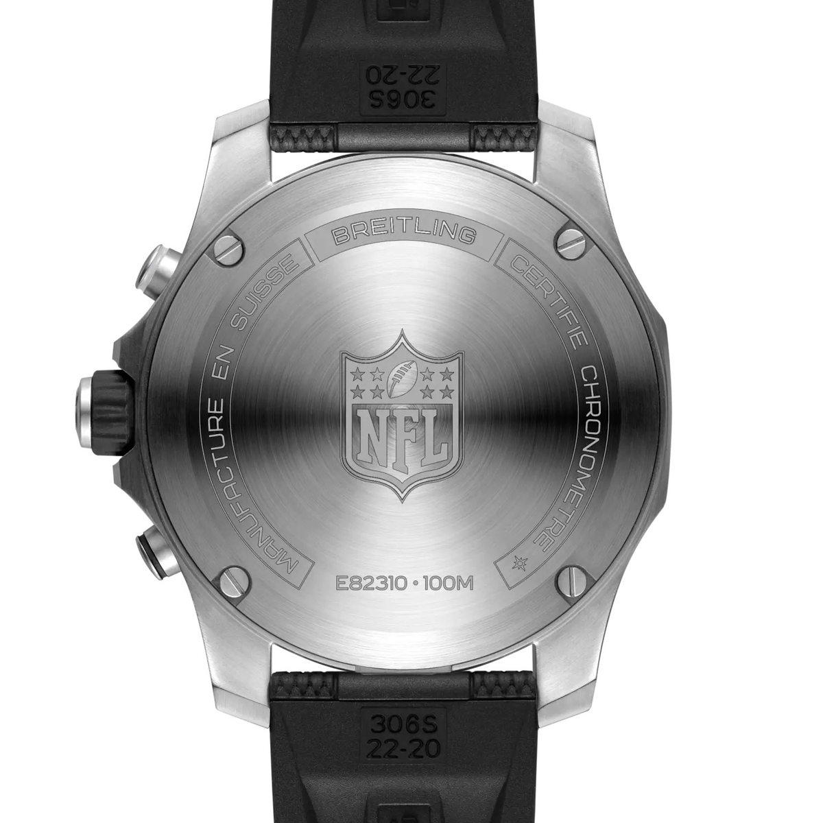 Breitling Professional Endurance Pro 44 NFL New York Giants Edition with Rubber Strap