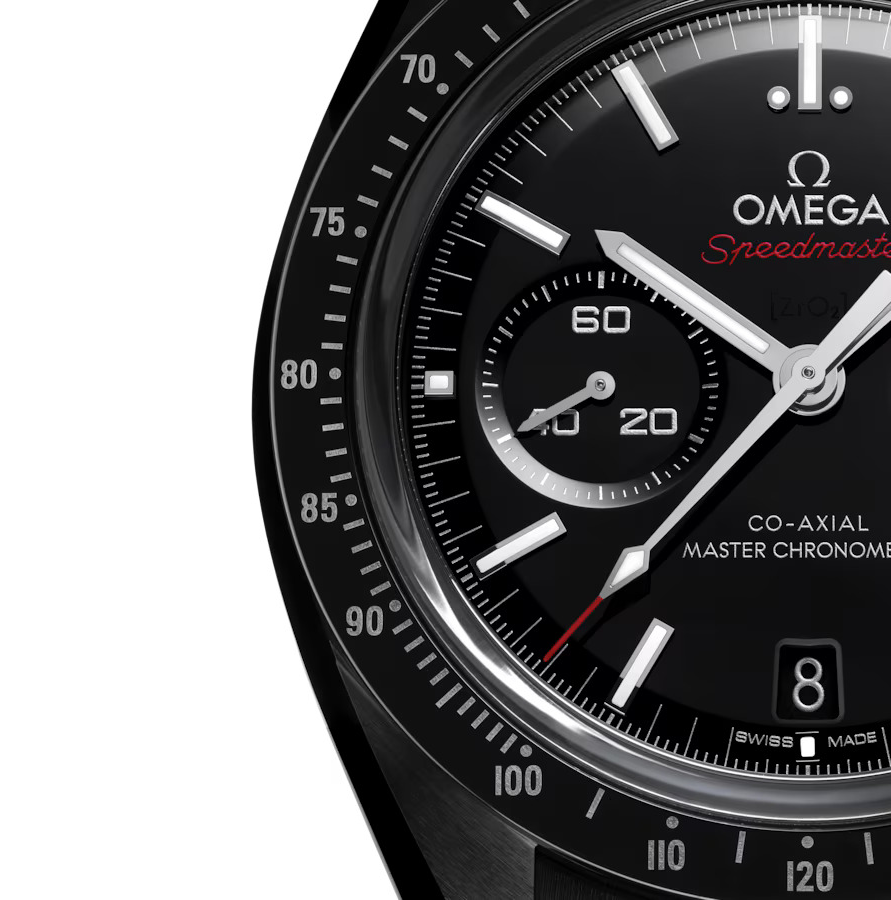 OMEGA Speedmaster Dark Side of the Moon, 44.25mm with Black Rubber Strap