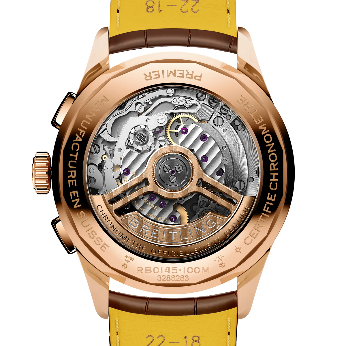 Breitling Premier B01 Chronograph 42 Watch with Cream Dial