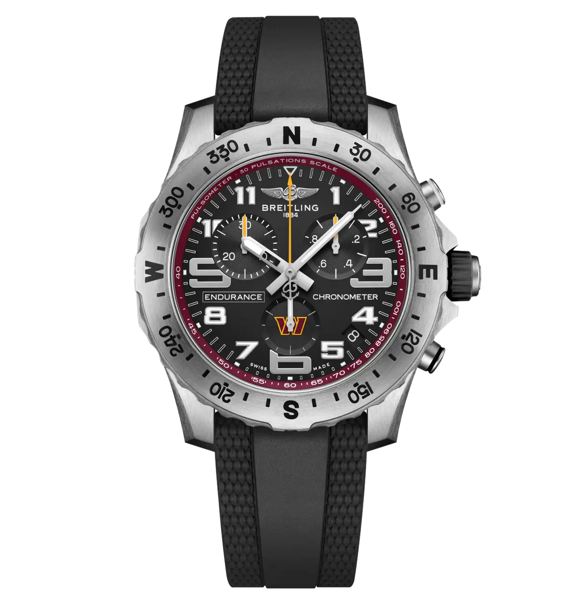 Breitling Professional Endurance Pro 44 NFL Washington Commanders Edition with Rubber Strap