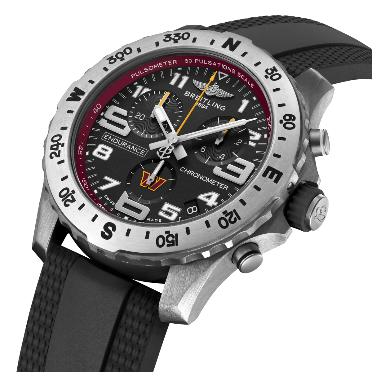 Breitling Professional Endurance Pro 44 NFL Washington Commanders Edition with Rubber Strap