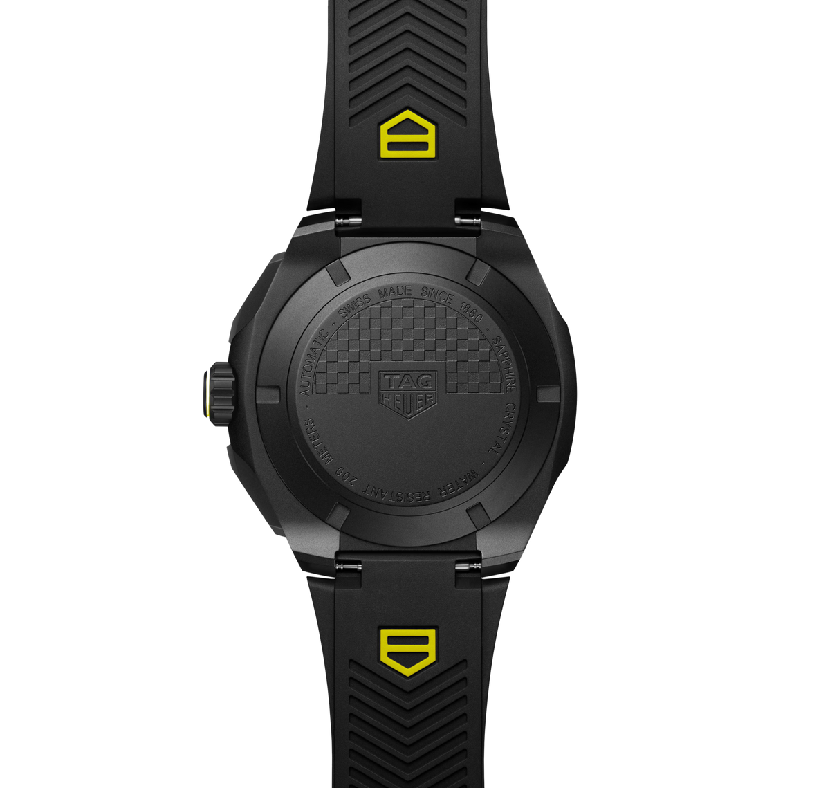 TAG Heuer Formula 1 Chronograph Watch with Black and Yellow Rubber Strap