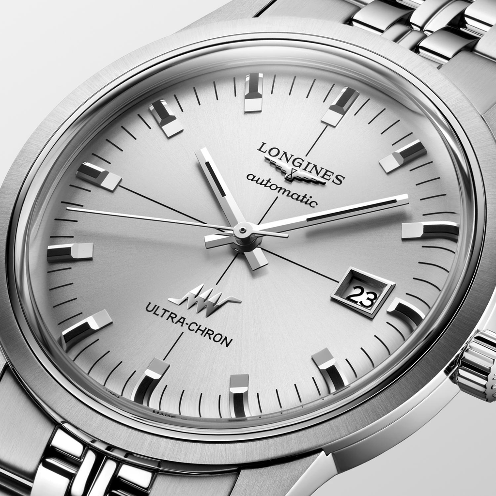 Longines Ultra-Chron Classic 40mm Watch with Silver Dial