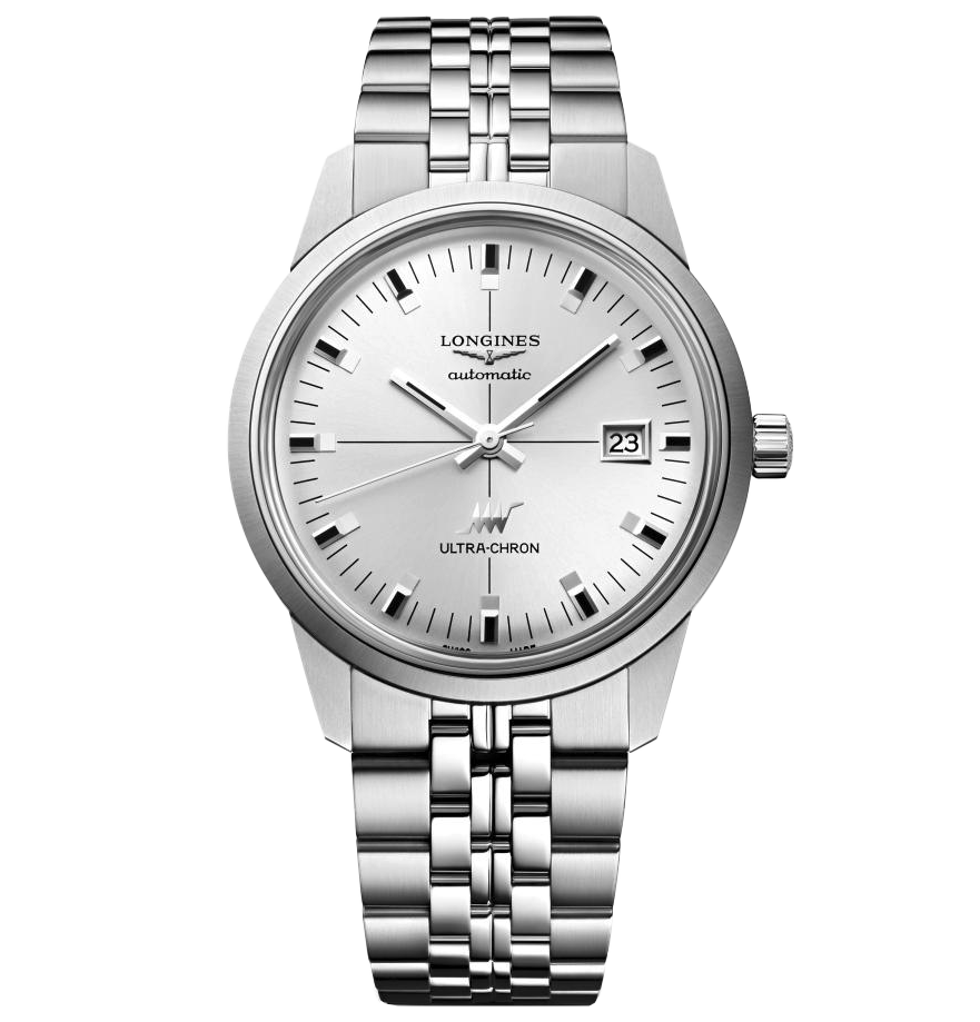 Longines Ultra-Chron Classic 40mm Watch with Silver Dial