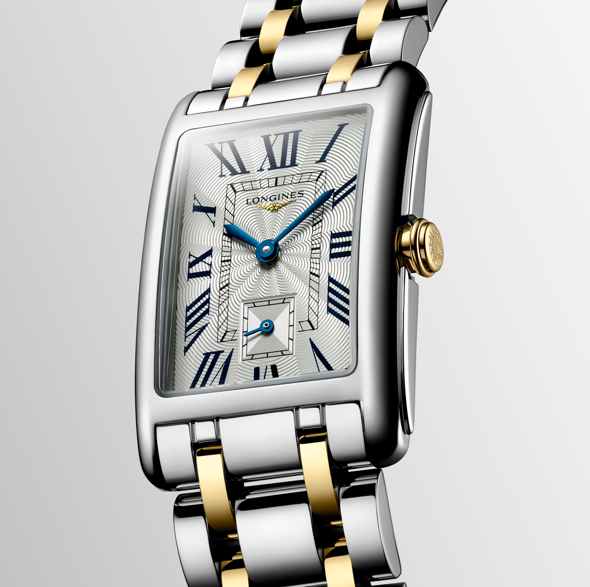 Longines DolceVita Watch with Silver Flinqué Dial