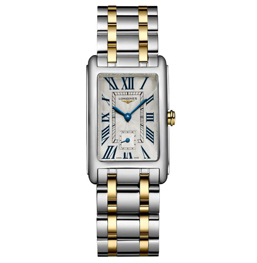 Longines DolceVita Watch with Silver Flinqué Dial