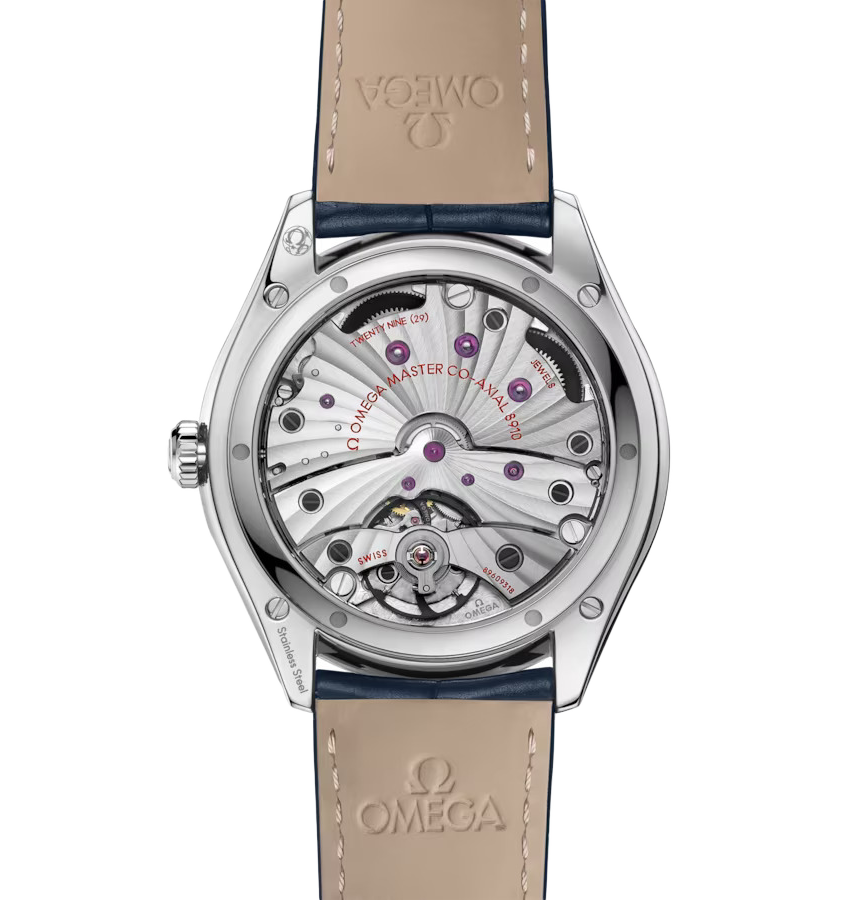 OMEGA De Ville Trésor, 40mm with Blue Leather Strap