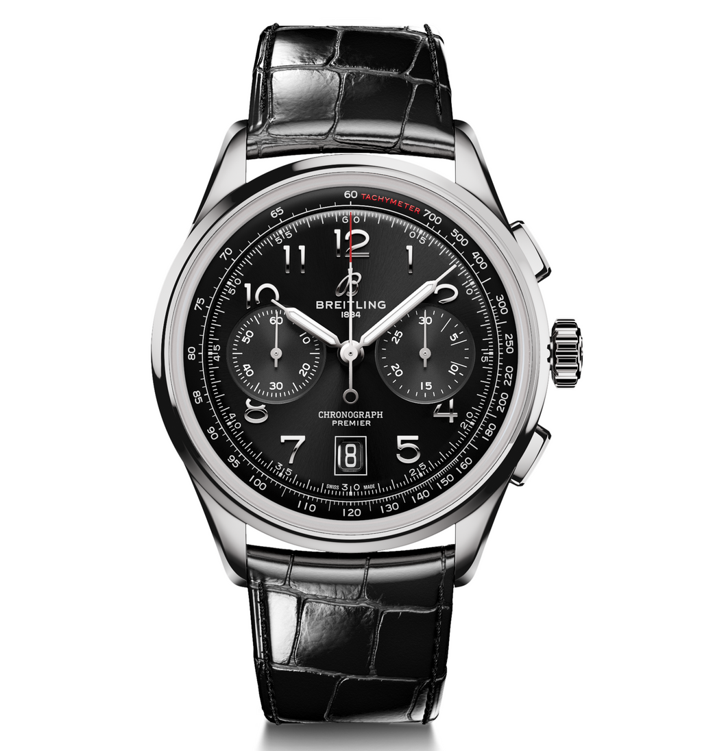 Breitling Premier B01 Chronograph 42mm Watch with Black Dial