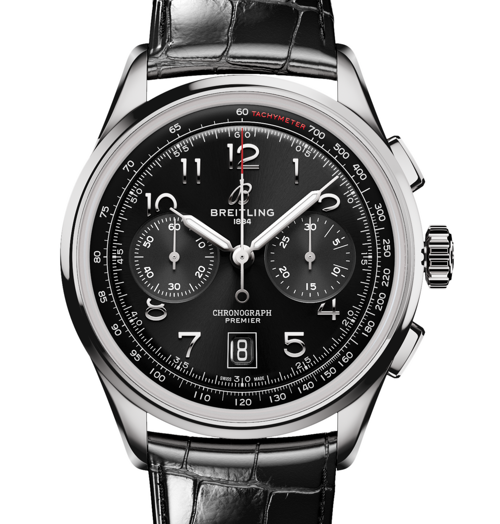 Breitling Premier B01 Chronograph 42mm Watch with Black Dial