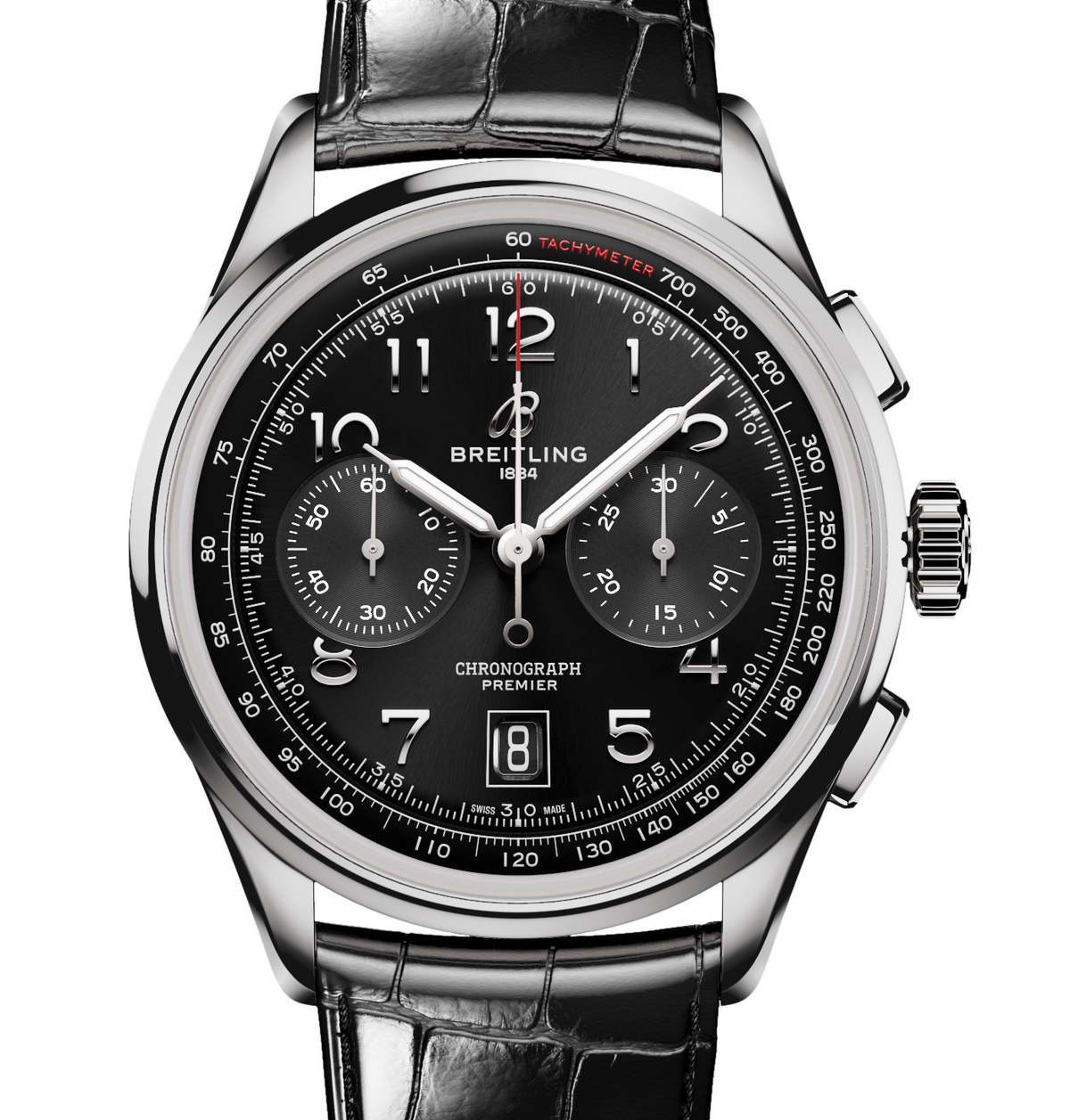 Breitling Premier B01 Chronograph 42mm Watch with Black Dial