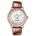 Breitling Navitimer Automatic 36 Watch with Brown Leather Strap