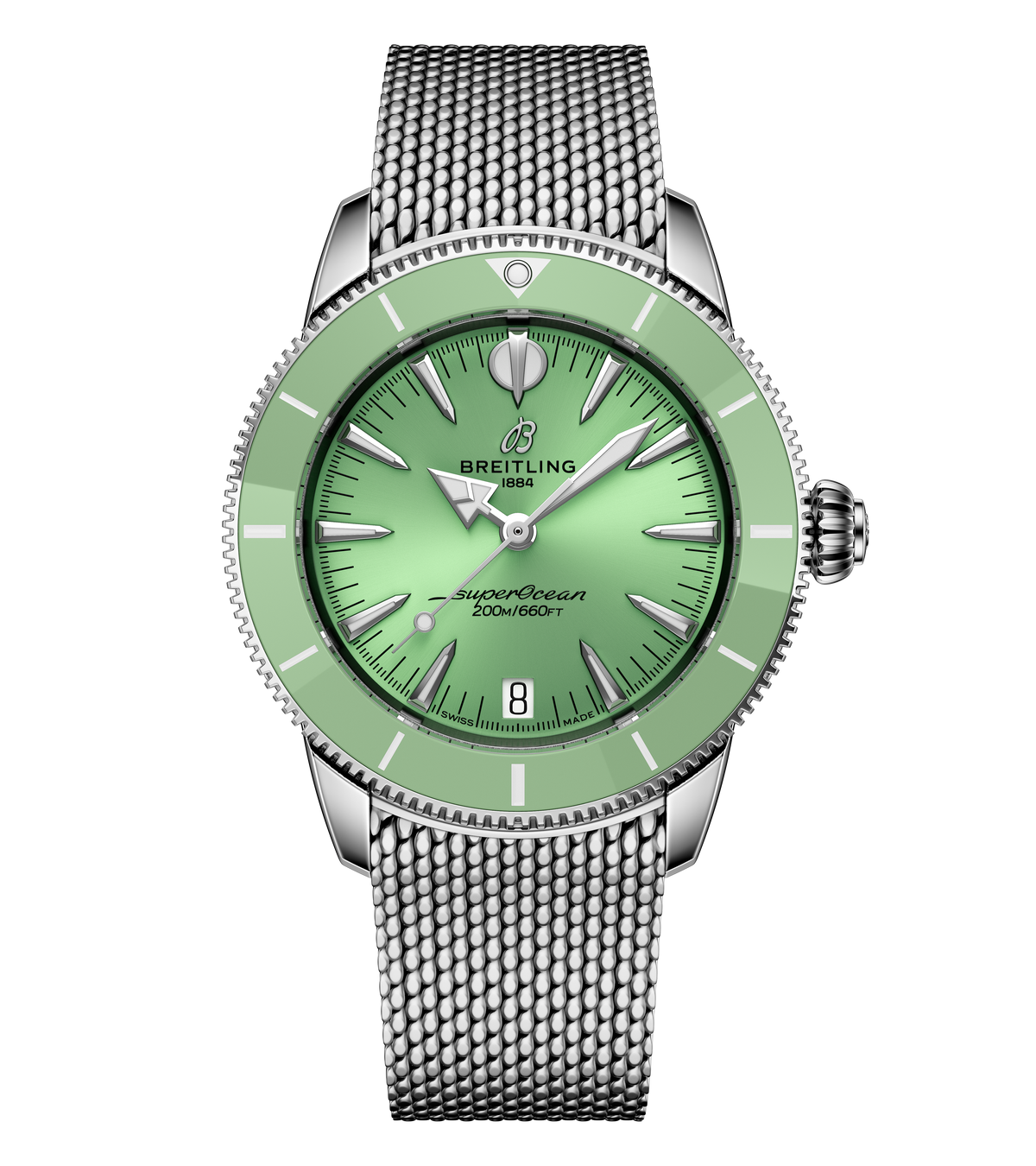 Breitling Superocean Heritage Automatic 36 Watch with Mint Dial